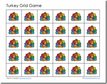 Turkey Grid Game