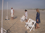 Here we are, starting to set up the beach scenario.