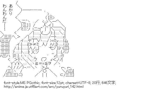 ゆるゆり,赤座あかり,きぐるみ