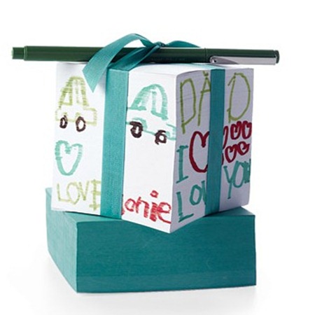 Decorated Paper Cube from Martha Stewart