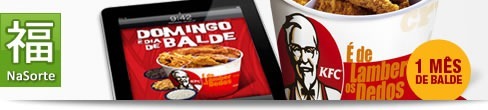 Concurso KFC Domingo &eacute; Dia de Balde