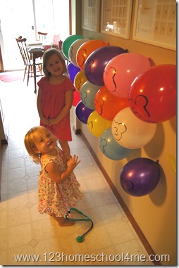 Disney Countdown Idea - Pop the Balloon Disney Countdown Idea - Pop the Balloon