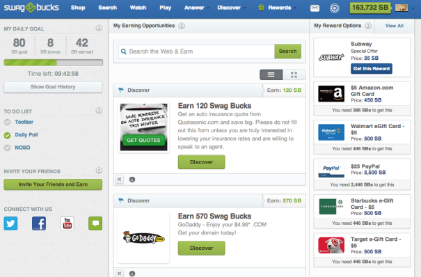 Get Paid For The Things You Already Do – A Swagbucks Review