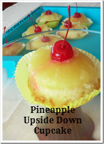 Pineapple Upside Down Cupcake