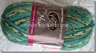 2010 Moda Vera Noir (sock) Laguna (green)