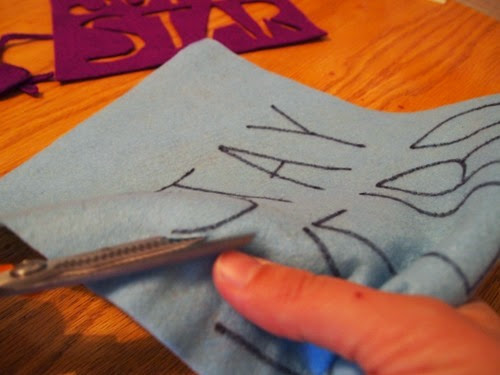 Cuttingoutphrase #Crafts #banners #felt