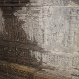 Wall under cleaning process, however they were applying paints there which was little discouraging as paints over the images might damage the images.