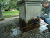 One of many mineral water spouts around town.