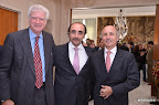 Eduardo Escasany, titular del Banco Galicia y Luis M. Ribaya director de Banco Galicia.