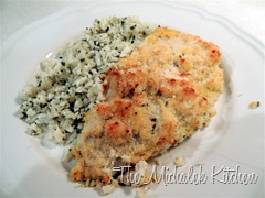 Coconut Lime Crusted Chicken w Cilantro Caulirice