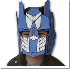 Todo Halloween: Como hacer un casco de Transformers