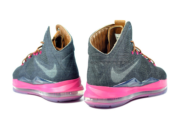 The Showcase Nike LeBron X EXT Denim QS Lace Swap