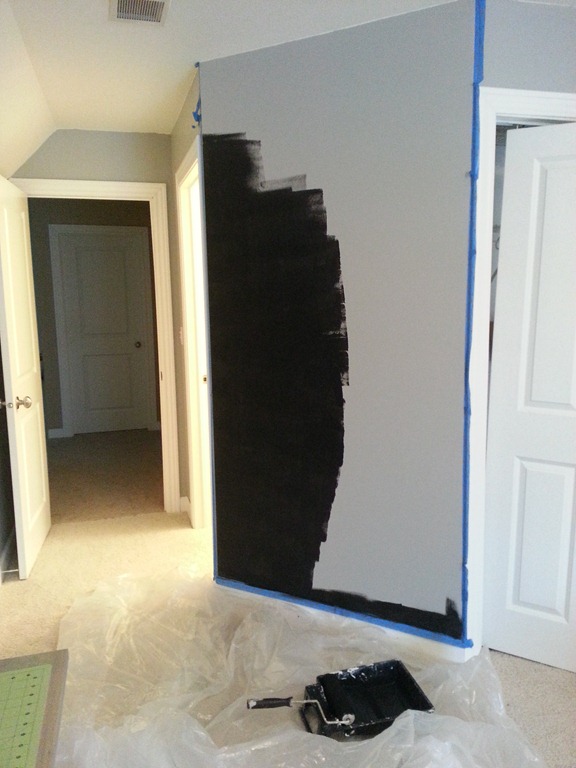 Chalkboard wall progress