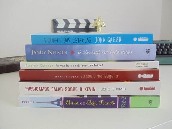 livros, saraiva, a culpa é das estrelas, o céu está em todo o lugar, precisamos falar sobre kelvin, as vantagens de ser invisivel, anna e o beijo francês, eu sou o mensageiro