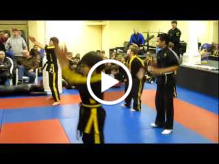 Video: Kai and his fellow black belts performing at his karate graduation