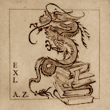Ex-libris d'Andrzej Znamirowski 2008; C3 C5/eau-forte, aquatinte; 134 x 13mm