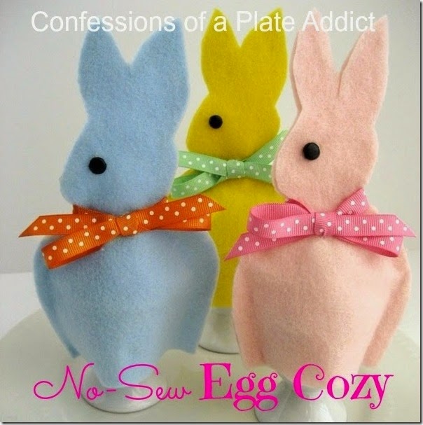 CONFESSIONS OF A PLATE ADDICT No-Sew Egg Cozy CONFESSIONS OF A PLATE ADDICT No-Sew Egg Cozy