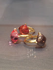 These lovely crystal and gold vermeil rings from Baccarat would make a drool-inducing bridesmaid's gift. These lovely crystal and gold vermeil rings from Baccarat would make a drool-inducing bridesmaid's gift.
