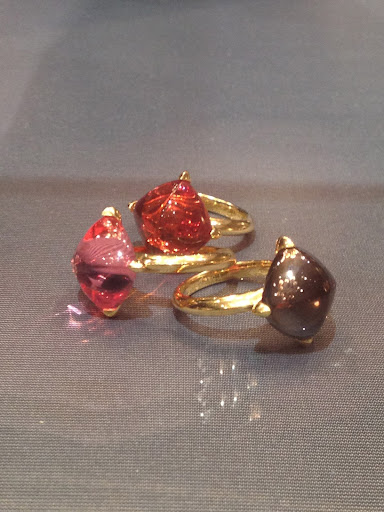 These lovely crystal and gold vermeil rings from Baccarat would make a drool-inducing bridesmaid's gift. These lovely crystal and gold vermeil rings from Baccarat would make a drool-inducing bridesmaid's gift.