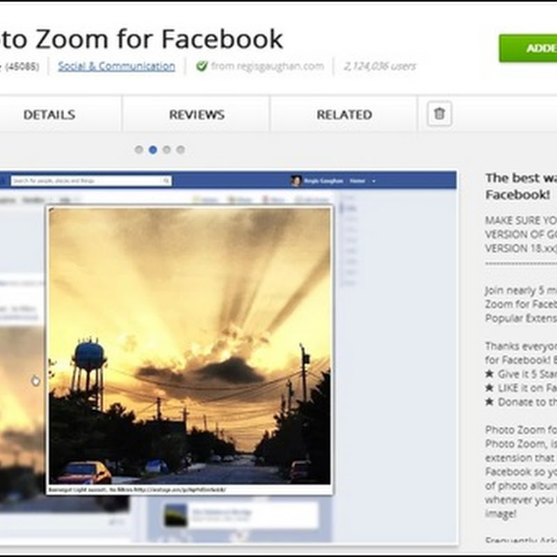 Zoom Facebook photos in a way so beautiful
