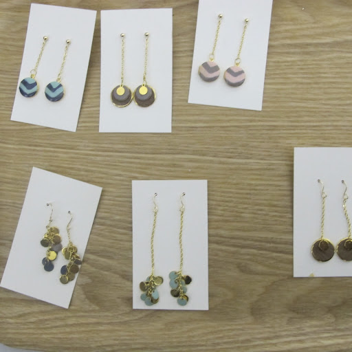 Here are the earrings from Tracy Chou.