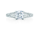 The Lucida ring is marked by a patented mixed-cut diamond with wide corners and split shank setting. The Lucida ring is marked by a patented mixed-cut diamond with wide corners and split shank setting.