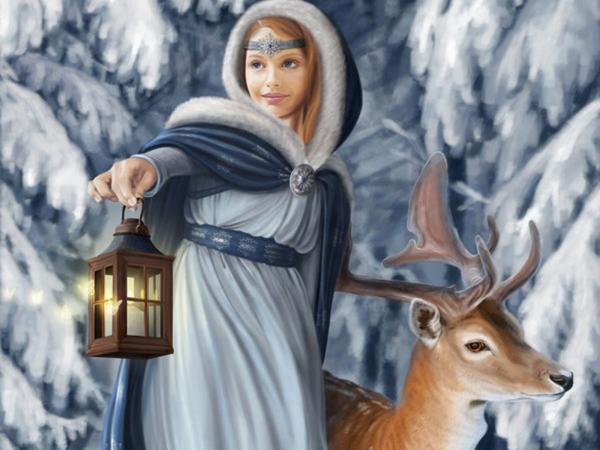 Snow Lady In The Forest, Magic Beauties 3