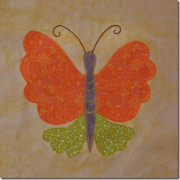 applique butterfly