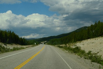 I can't believe how good this road surface is through the Yukon