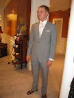 The handsome groom.