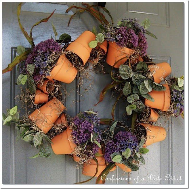 Flower Pot Wreath Flower Pot Wreath