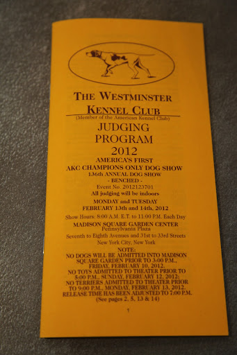 Francesca, we need a plan.  Let me look through the judging program to find when G.K. will be showing.