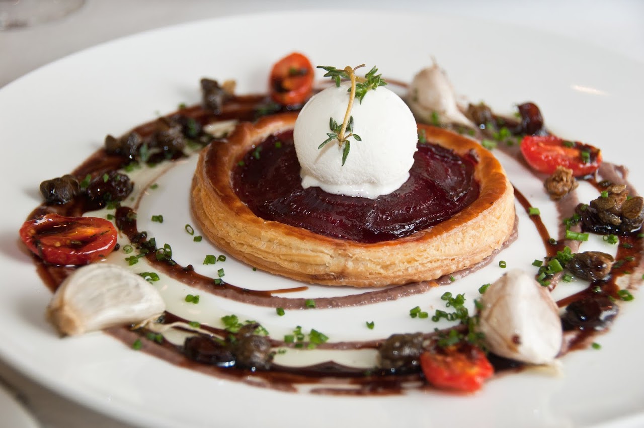 Beetroot tart La Colombe