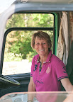 Mary King as she arrives for Badminton