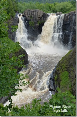 Grand Portage State Park Pigeon River high falls