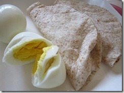 tuna pita and boiled eggs, 240baon