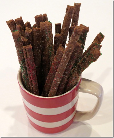 Spicy Gingerbread Twigs