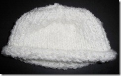 Snowman Rolled Brim Hat