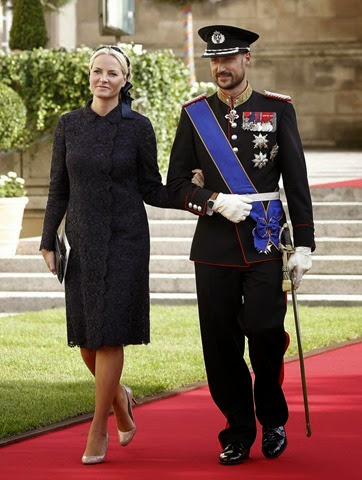 El príncipe Haakon de Noruega y la princesa Mette-Marit,