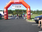 John Finney, Howard Fitzpatrick, Dan Patterson just after finishing their fast paced ride from Mebane to Henderson - Cycle NC 2011.