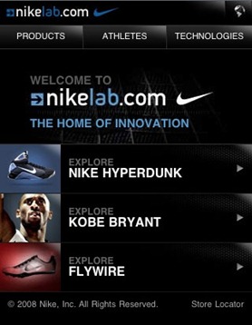 Nike Lab Mobile Design Nike Lab Mobile Design