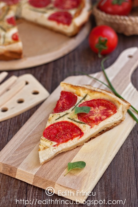 tarta cu branza si rosii_felie