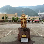 kinagawa onsen station - pretty cool site with the mist in the background in Nikko, Japan 