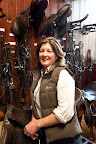 Margaret Hoskins, Badminton's new stable manager at home in her tack room