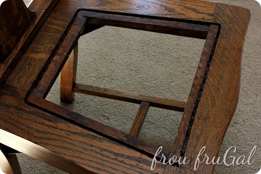Refinished Chair With Stain & Wax - Seat 002-003-1