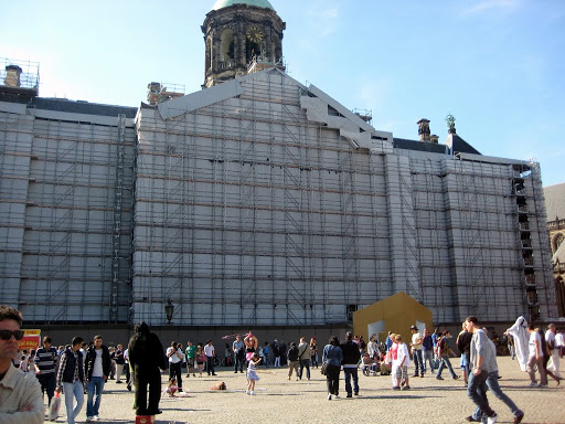 The Royal Palace, unfortunately having some work done... we got to go inside though!