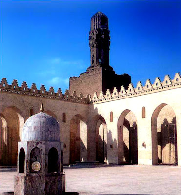 Northern corner of the al-Hakim Mosque in Cairo, 990-1013. Northern corner of the al-Hakim Mosque in Cairo, 990-1013.
