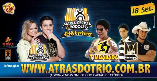 Maria Cecília & Rodolfo Elétrico + Timbalada na Estância Maria Cecília & Rodolfo Elétrico + Timbalada na Estância