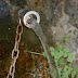 Detall del doll d'aigua de la Font Soleia
