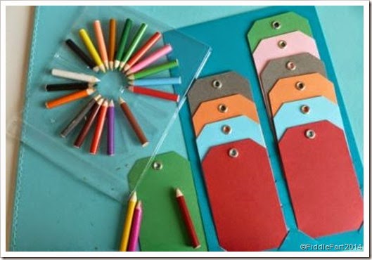 mini pencil gift tags